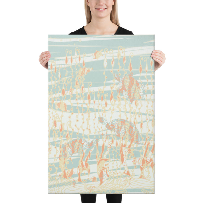Sea Turtles Canvas Print-Geckojoy
