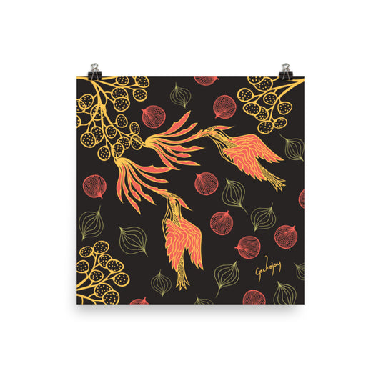 Rare Bird Unframed Print-Geckojoy