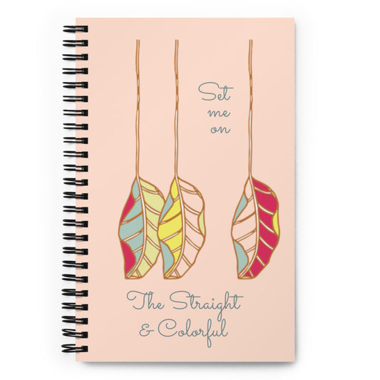 Leaf Line Spiral notebook-Geckojoy