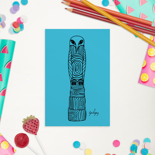 Eagle Totem Mini Print