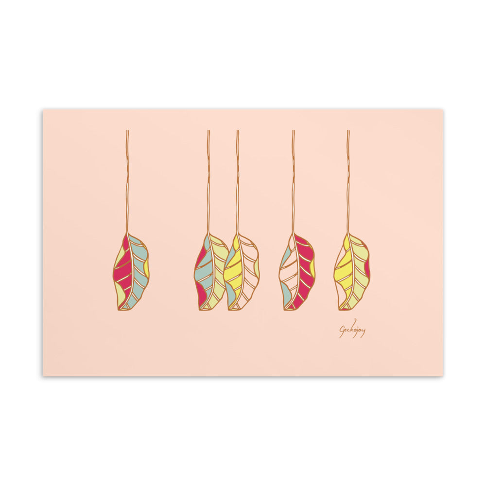 Leaf Line Mini Print-Geckojoy