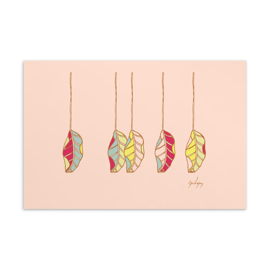 Leaf Line Mini Print-Geckojoy