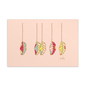 Leaf Line Mini Print-Geckojoy