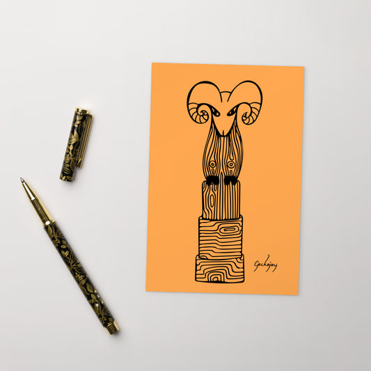Ram Totem Mini Print