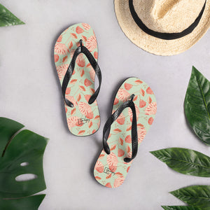 Tossed Blossoms Flip-Flops-Geckojoy