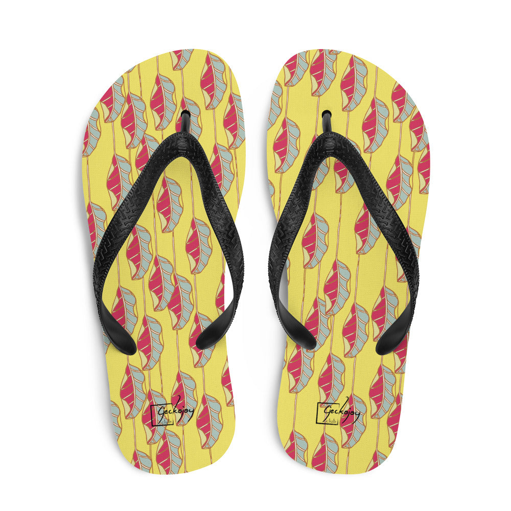 Leaf Line Flip-Flops-Geckojoy