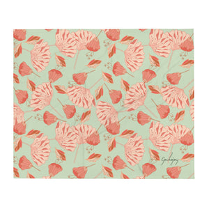 Tossed Blossoms Throw Blanket-Geckojoy